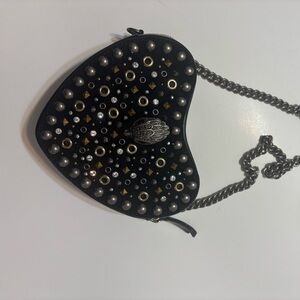 STUD KENSINGTON HEART BAG KURT GEIGER LONDON EUC
